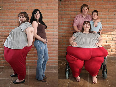 世界第一胖女人欲增肥(1)