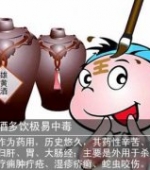 雄黄酒多饮极易中毒