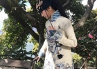 杨丽萍起舞如沐春风 身段婀娜指甲抢眼