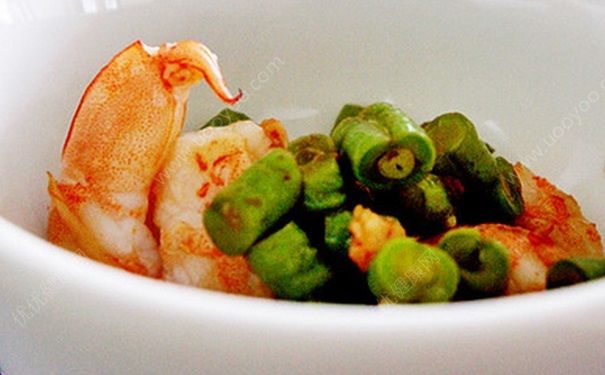 豇豆可以和虾一起吃吗？豆角炒虾仁的做法(1)