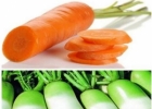 白萝卜与胡萝卜一起炒会不会影响维生素？