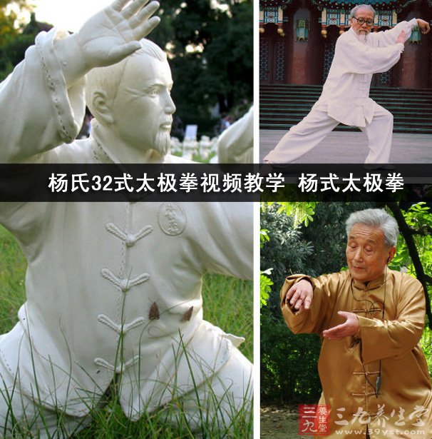 杨氏32式太极拳视频教学 杨式太极拳