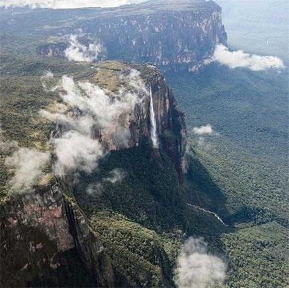 委内瑞拉的天使瀑布