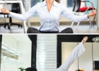 上班时间也可减肥 轻松的瑜伽健身